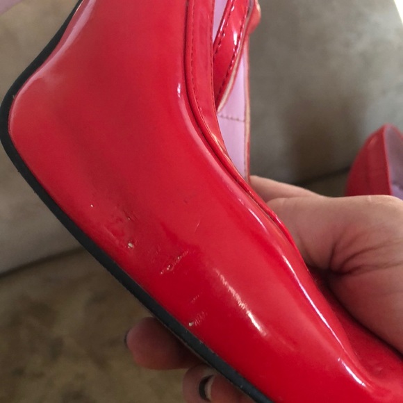 🔥 Red platform heels 👠 - Picture 5 of 5